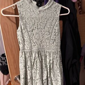 Sage green girls dress size 10